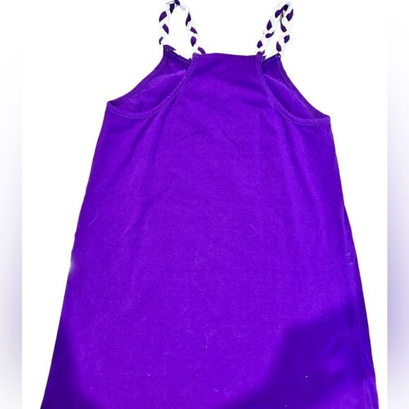 EUC - TCU Texas Christian University Women’s Purple Tank with Braden Straps - Picture 3 of 5